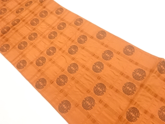 JAPANESE FUKURO OBI / MATELASSE / WOVEN BUTTERFLY